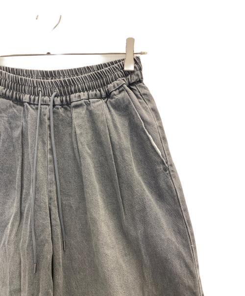 JOURNAL STANDARD relume（ジャーナルスタンダード レリューム）JOURNAL STANDARD relume (ジャーナルスタンダード レリューム) C/R デニムワイドギャザー グレー サイズ:36の古着・服飾アイテム