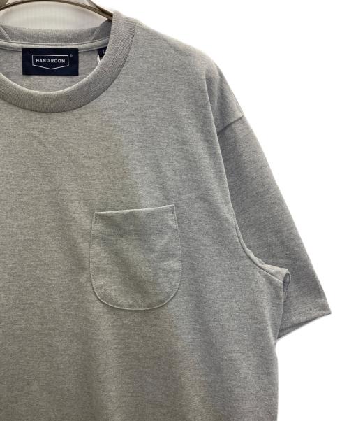 HAND ROOM（ハンドルーム）HAND ROOM (ハンドルーム) POLYESTER COTTON FEEL T-SHIRT グレー サイズ:Ⅼ 未使用品の古着・服飾アイテム