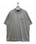 HAND ROOM（ハンドルーム）の古着「POLYESTER COTTON FEEL T-SHIRT」｜グレー