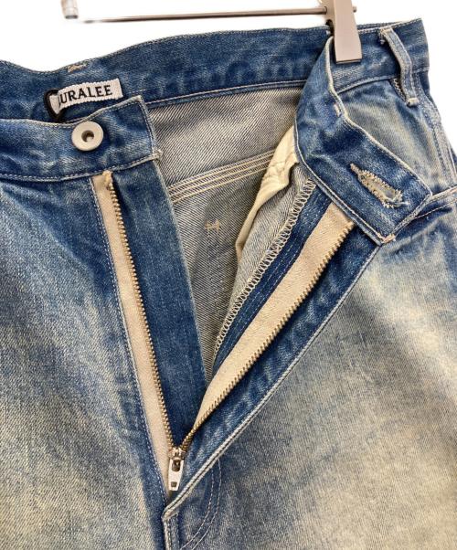 AURALEE（オーラリー）AURALEE (オーラリー) SELVEDGE FADED HEAVY DENIM PAINTER PANTS インディゴ サイズ:4の古着・服飾アイテム