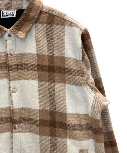 PROCLUB（プロクラブ）PROCLUB (プロクラブ) チェックジャケット ブラウン サイズ:XLの古着・服飾アイテム