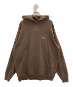 Dimeダイム）の古着「Classic Small Logo Hoodie」｜ブラウン