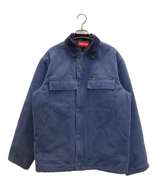 SUPREME（シュプリーム）SUPREME (シュプリーム) Old English Canvas Work Jacket ネイビー サイズ:Sの古着・服飾アイテム