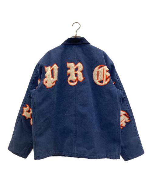 SUPREME（シュプリーム）SUPREME (シュプリーム) Old English Canvas Work Jacket ネイビー サイズ:Sの古着・服飾アイテム