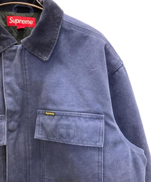 SUPREME（シュプリーム）SUPREME (シュプリーム) Old English Canvas Work Jacket ネイビー サイズ:Sの古着・服飾アイテム