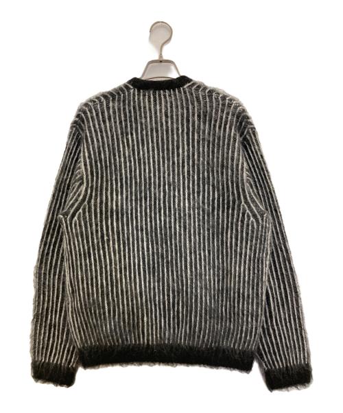 SUPREME（シュプリーム）Supreme (シュプリーム) 2-TONE Mohair Cardigan ブラック サイズ:Sの古着・服飾アイテム