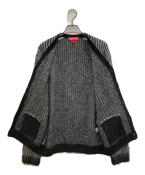 SUPREME（シュプリーム）Supreme (シュプリーム) 2-TONE Mohair Cardigan ブラック サイズ:Sの古着・服飾アイテム