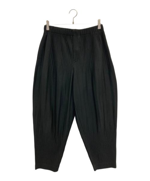 HOMME PLISSE ISSEY MIYAKE（オム プリッセ イッセイ ミヤケ）HOMME PLISSE ISSEY MIYAKE (オム プリッセ イッセイ ミヤケ) プリーツパンツ ブラック サイズ:2の古着・服飾アイテム