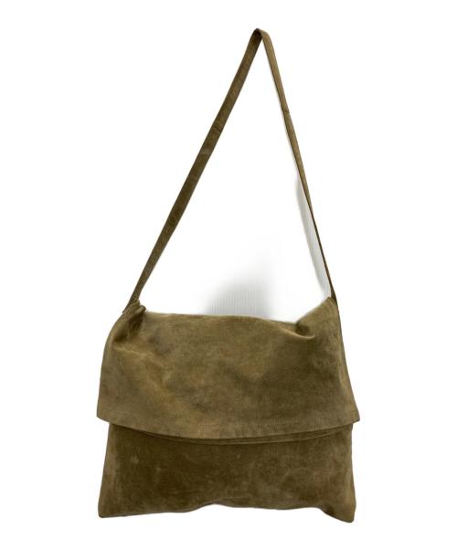 HENDER SCHEME（エンダースキーマ）Hender Scheme (エンダースキーマ) pig flap shoulder bag big ベージュの古着・服飾アイテム