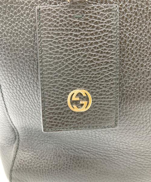 GUCCI（グッチ）GUCCI (グッチ) スウィング　ハンドバッグ ブラックの古着・服飾アイテム