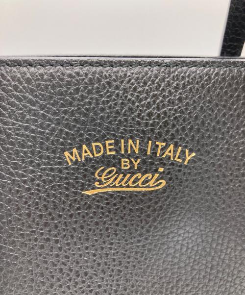 GUCCI（グッチ）GUCCI (グッチ) スウィング　ハンドバッグ ブラックの古着・服飾アイテム