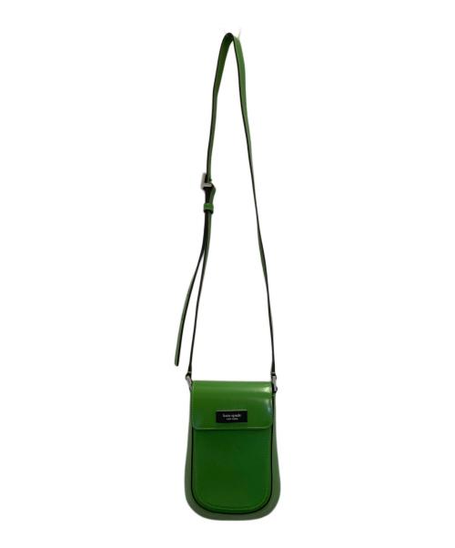 Kate Spade（ケイトスペード）Kate Spade (ケイトスペード) サム アイコン スマホショルダー グリーンの古着・服飾アイテム