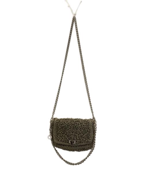 ANTEPRIMA（アンテプリマ）ANTEPRIMA (アンテプリマ) ワイヤーミニショルダーバッグ ベージュの古着・服飾アイテム