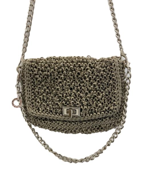 ANTEPRIMA（アンテプリマ）ANTEPRIMA (アンテプリマ) ワイヤーミニショルダーバッグ ベージュの古着・服飾アイテム