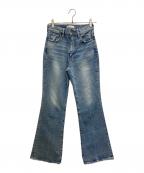 moussyマウジー）の古着「MVS FLARE デニムパンツ」｜インディゴ