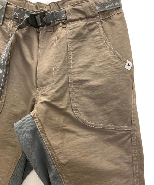 and wander（アンドワンダー）and wander (アンドワンダー) クライミングパンツ ブラウン サイズ:00の古着・服飾アイテム