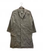 NO CONTROL AIRノーコントロールエアー）の古着「リンクルタフタロングテーラードコート」｜グレー