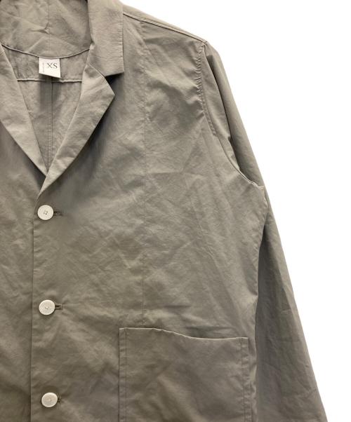 NO CONTROL AIR（ノーコントロールエアー）no control air (ノーコントロールエアー) リンクルタフタロングテーラードコート グレー サイズ:XSの古着・服飾アイテム