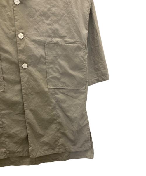 NO CONTROL AIR（ノーコントロールエアー）no control air (ノーコントロールエアー) リンクルタフタロングテーラードコート グレー サイズ:XSの古着・服飾アイテム