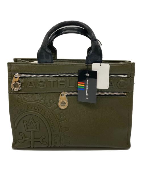 CASTELBAJAC（カステルバジャック）CASTELBAJAC (カステルバジャック) ドライピングトートバッグ グリーン 未使用品の古着・服飾アイテム