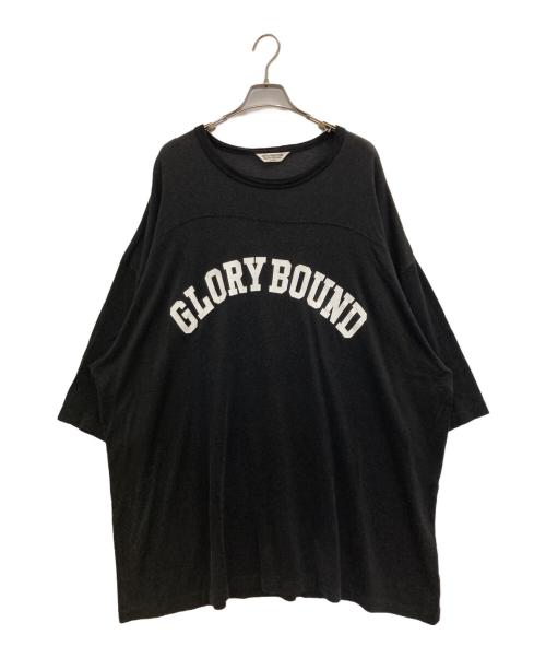 COOTIE PRODUCTIONS（クーティープロダクツ）COOTIE PRODUCTIONS (クーティープロダクツ) フットボールTシャツ ブラック サイズ:XLの古着・服飾アイテム