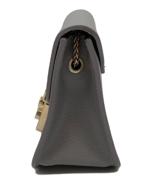 FURLA（フルラ）FURLA (フルラ) メトロポリスチェーンショルダーバッグ グレーの古着・服飾アイテム