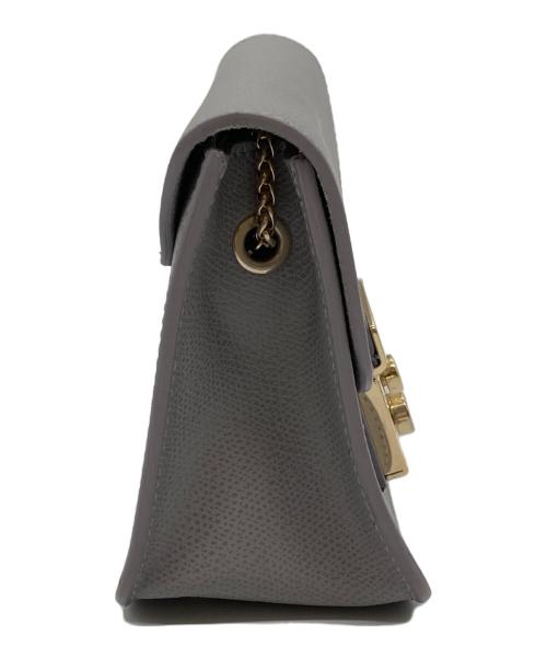 FURLA（フルラ）FURLA (フルラ) メトロポリスチェーンショルダーバッグ グレーの古着・服飾アイテム