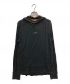 Icebreakerアイスブレーカー）の古着「クールライト ロングスリーブ フーディー」｜ブラック