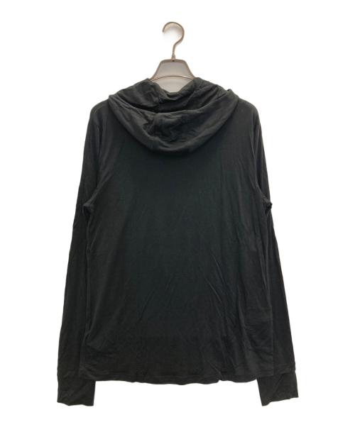 Icebreaker（アイスブレーカー）Icebreaker (アイスブレーカー) クールライト ロングスリーブ フーディー ブラック サイズ:Mの古着・服飾アイテム