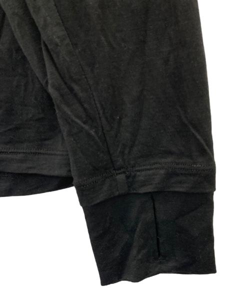 Icebreaker（アイスブレーカー）Icebreaker (アイスブレーカー) クールライト ロングスリーブ フーディー ブラック サイズ:Mの古着・服飾アイテム