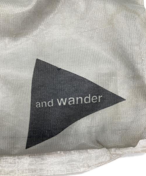 and wander（アンドワンダー）and wander (アンドワンダー) UL sacoche with Dyneema R グレーの古着・服飾アイテム