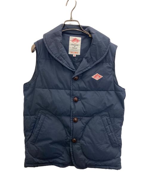 DANTON（ダントン）DANTON (ダントン) BEAMS (ビームス) 別注中綿ベスト ネイビー サイズ:SIZE38の古着・服飾アイテム