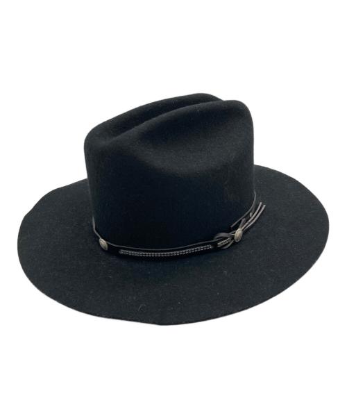 eddy bros（エディブロス）EDDY bros (エディブロス) wool cowboy hat ブラック サイズ:7　3/8の古着・服飾アイテム