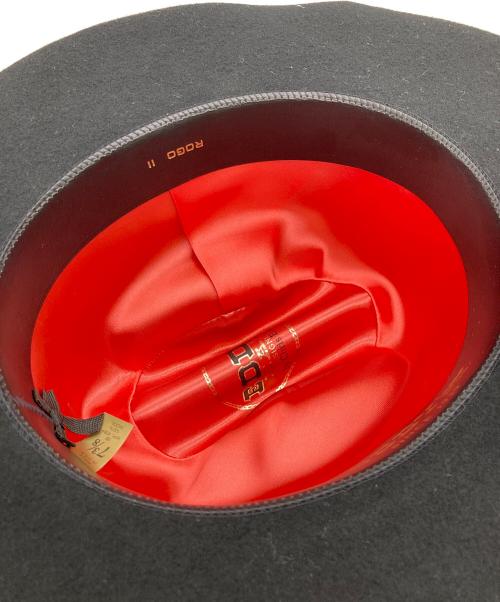 eddy bros（エディブロス）EDDY bros (エディブロス) wool cowboy hat ブラック サイズ:7　3/8の古着・服飾アイテム