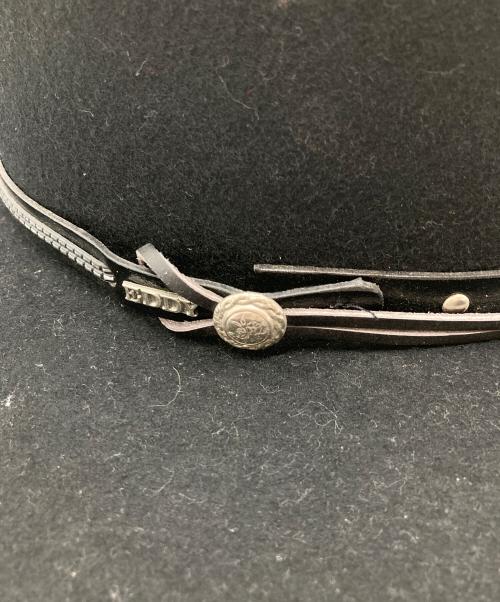 eddy bros（エディブロス）EDDY bros (エディブロス) wool cowboy hat ブラック サイズ:7　3/8の古着・服飾アイテム