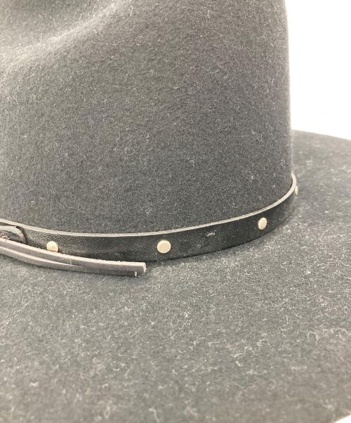 eddy bros（エディブロス）EDDY bros (エディブロス) wool cowboy hat ブラック サイズ:7　3/8の古着・服飾アイテム