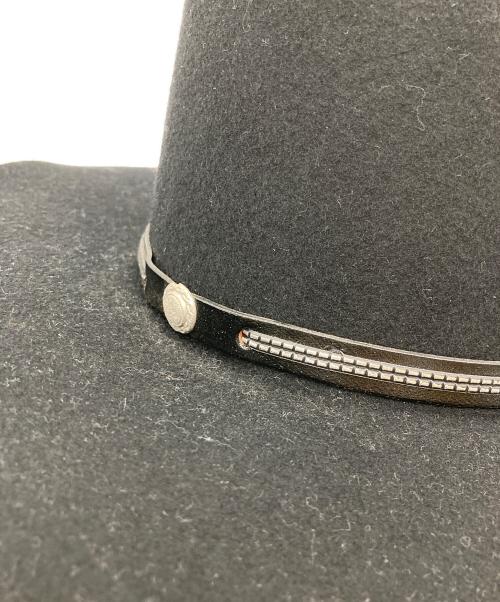 eddy bros（エディブロス）EDDY bros (エディブロス) wool cowboy hat ブラック サイズ:7　3/8の古着・服飾アイテム