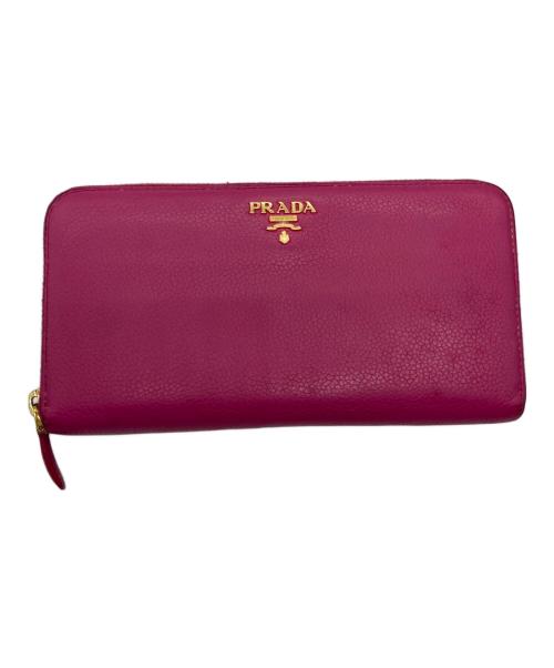 PRADA（プラダ）PRADA (プラダ) 長財布 マゼンタの古着・服飾アイテム
