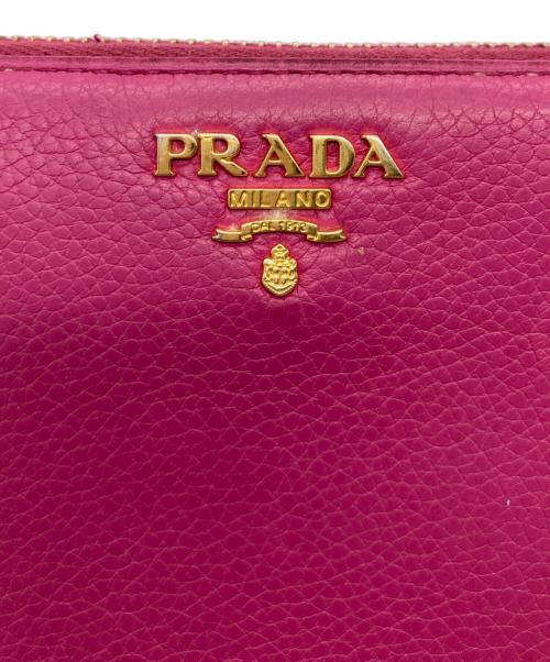 PRADA（プラダ）PRADA (プラダ) 長財布 マゼンタの古着・服飾アイテム