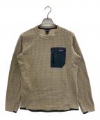 Patagoniaパタゴニア）の古着「R1 エア クルー」｜ベージュ