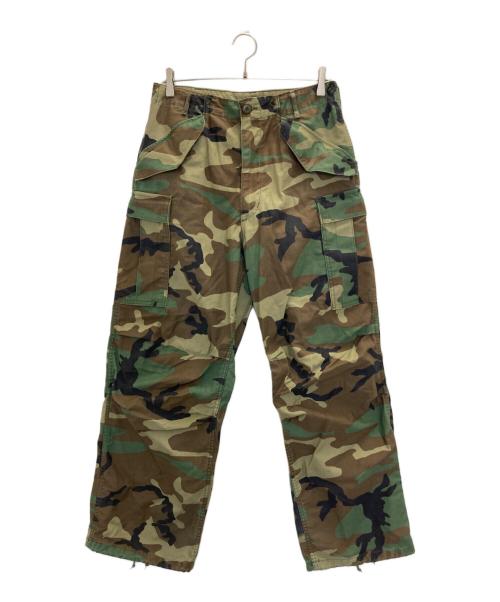 US ARMY（ユーエスアーミー）US ARMY (ユーエスアーミー) 80s woodland camouflage M-65 field trousers オリーブ サイズ:不明の古着・服飾アイテム