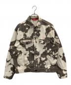 SUPREMEシュプリーム）の古着「Denim Trucker Jacket (Bleached)」｜グレー