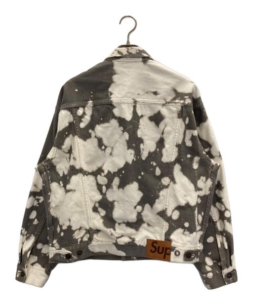 SUPREME（シュプリーム）SUPREME (シュプリーム) Denim Trucker Jacket (Bleached) グレー サイズ:Sの古着・服飾アイテム
