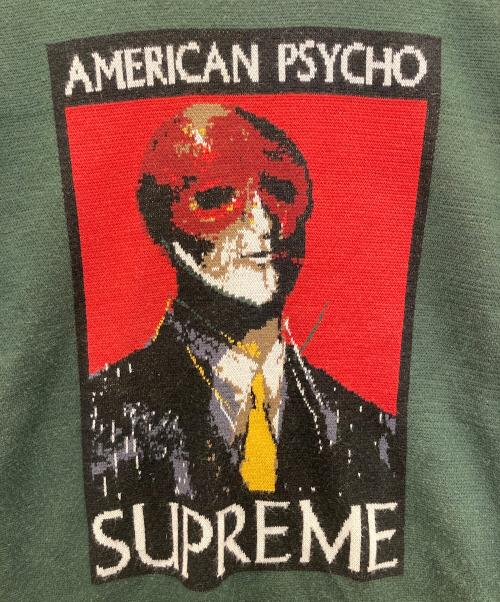 SUPREME（シュプリーム）SUPREME (シュプリーム) American Psycho Sweater グリーン サイズ:Mの古着・服飾アイテム