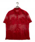 SUPREMEシュプリーム）の古着「Last Supper Lace S/S Shirt」｜レッド