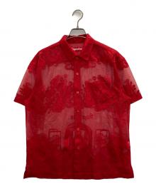 SUPREME（シュプリーム）の古着「Last Supper Lace S/S Shirt」｜レッド