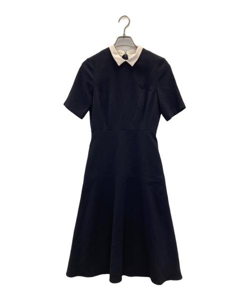 CELFORD（セルフォード）CELFORD (セルフォード) 襟付きワンピース ネイビー サイズ:34の古着・服飾アイテム