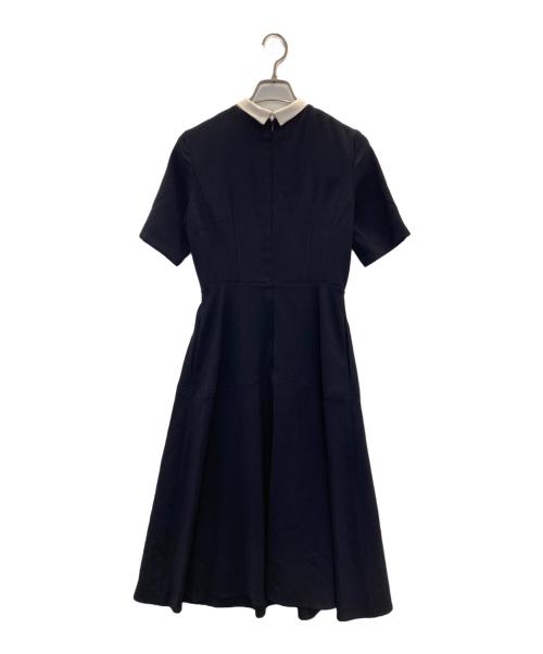 CELFORD（セルフォード）CELFORD (セルフォード) 襟付きワンピース ネイビー サイズ:34の古着・服飾アイテム