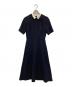 CELFORD（セルフォード）の古着「襟付きワンピース」｜ネイビー