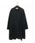 Saint Laurent Paris（サンローランパリ）の古着「Silk Blend Black Jacquard Robe Coat」｜ブラック